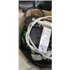 Image 2 : BOX OF ASSORTED CORDS AND NAIL GUNS