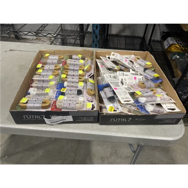 2 TRAYS OF ASSORTED NEW SHOE LACES