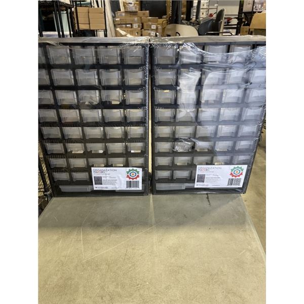 2 NEW 41 DRAWER PARTS ORGANIZERS