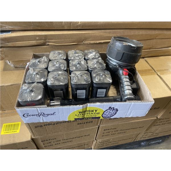 TRAY OF NEW EVERYREADY 6V BATTERIES AND 2 FLASHLIGHTS