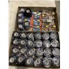 Image 1 : TRAY OF DRYWALL ANCHORS AND TOGGLE BOLTS AND TRAY OF BLACK FILM ROLLS