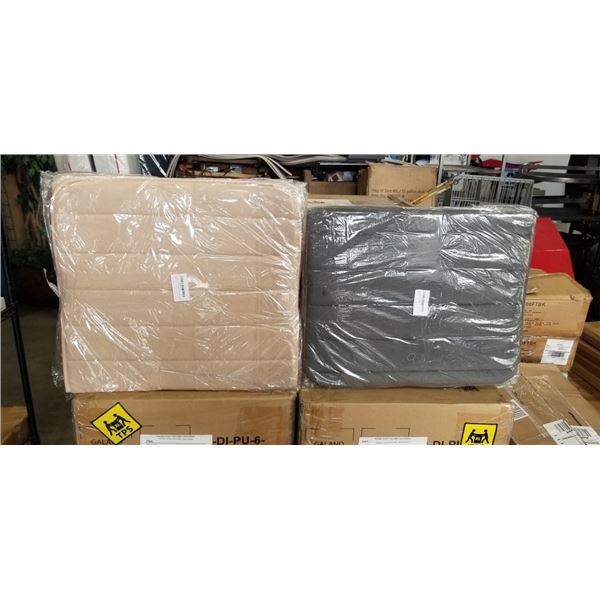 6 NEW SOFT MEMORY FOAM BATH MATTS, 3 ARE 19 X 31, 3 ARE 19 X 35