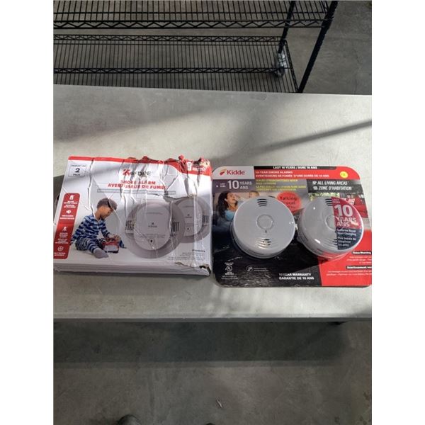 4 KIDDE SMOKE ALARMS