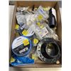 Image 1 : BOX OF NEW OUTFLOW HOSE, WATER LINE AND MORE