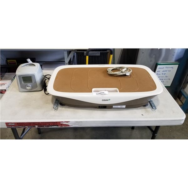 FISHER AND PAYKEL HUMIDIFER AND OSIM MASSAGE BOARD