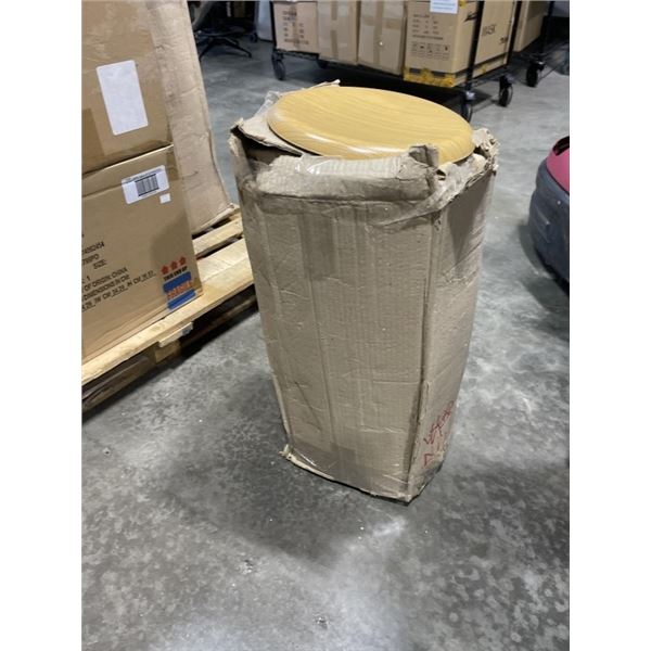 NEW CASE OF APPROX 30 BAR STOOL SEAT TOPS