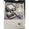 Image 3 : CASE OF 12 NEW BLACK MODERN DESK ORGANIZER SETS