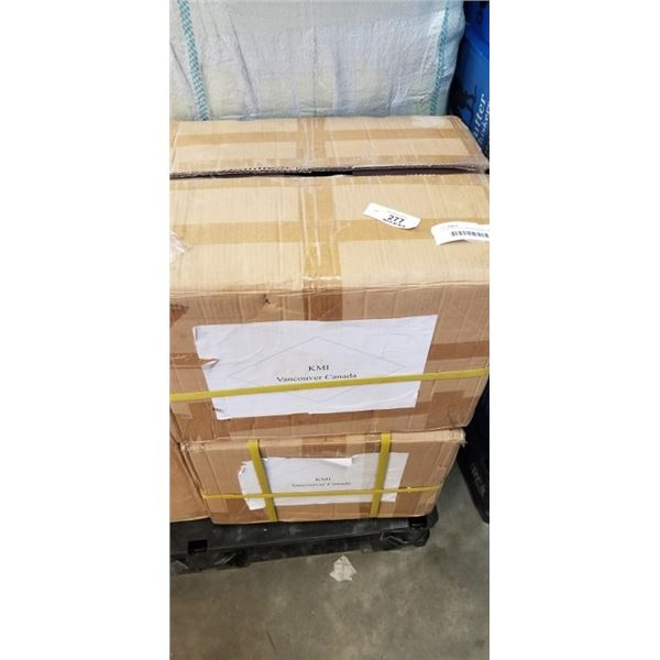 2 NEW CASES OF BLACK PEN BOXES, 300 PER CASE