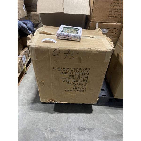 NEW CASE OF 6 DOZEN DIAL TELEPHONE INDEX CARDS