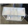 Image 3 : WHITE DISPLAY TABLE, 41 X 13 X 24