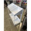 Image 4 : WHITE DISPLAY TABLE, 41 X 13 X 24