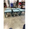 Image 3 : 6 STACKING  PATIO END TABLES