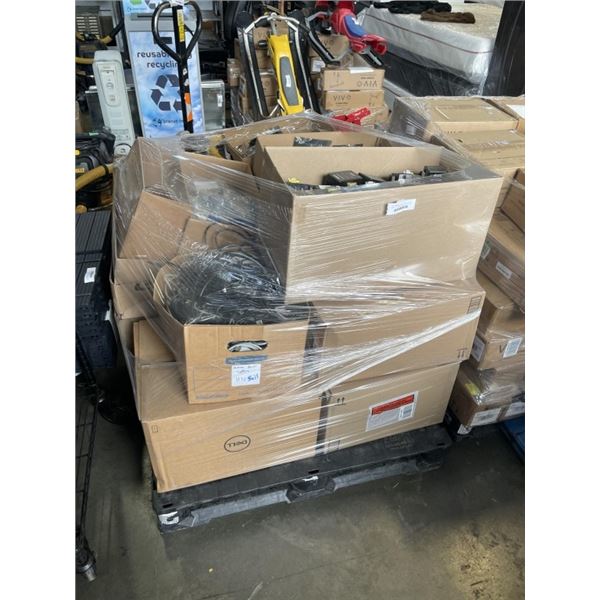PALLET OF NEW AND PARTIAL DEVELOPER ROLLS OF HARDWARE AND COMPONETNS, CABLES AND MANUFACTURING FOR D