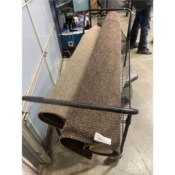 2 ROLL ENDS OF COMMERCIAL CARPET