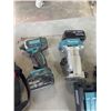 Image 3 : MAKITA CORDLESS 18V DRT50 ROUTER, AND IMPACT GUN, 2 3.0AH BATTERIES, CHARGER AND CARRY BAG, ALL TEST