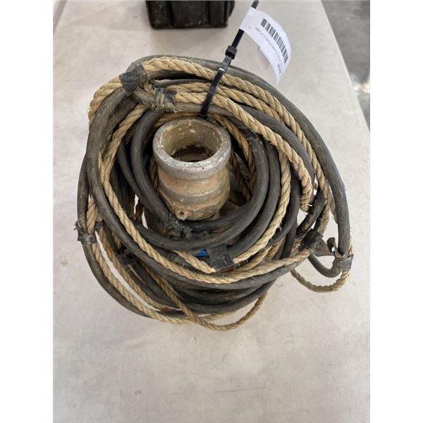 LARGE CAST IRON SUBMERSIBLE PUMP, TESTED WORKING