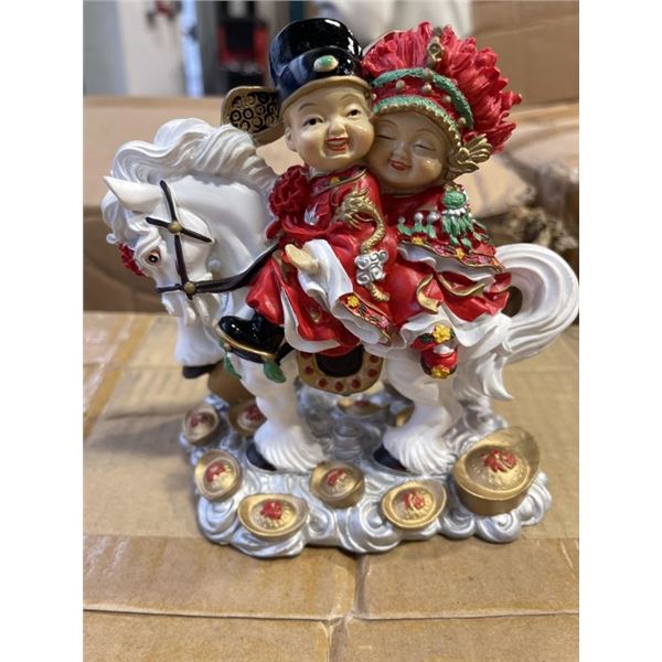 NEW CASE OF APPROX 35 CHINESE FIGURINES
