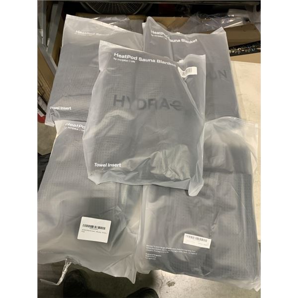 5 AS NEW THERAGUN HEATPOD SAUNA BLANKET ABSORBING INSERTS