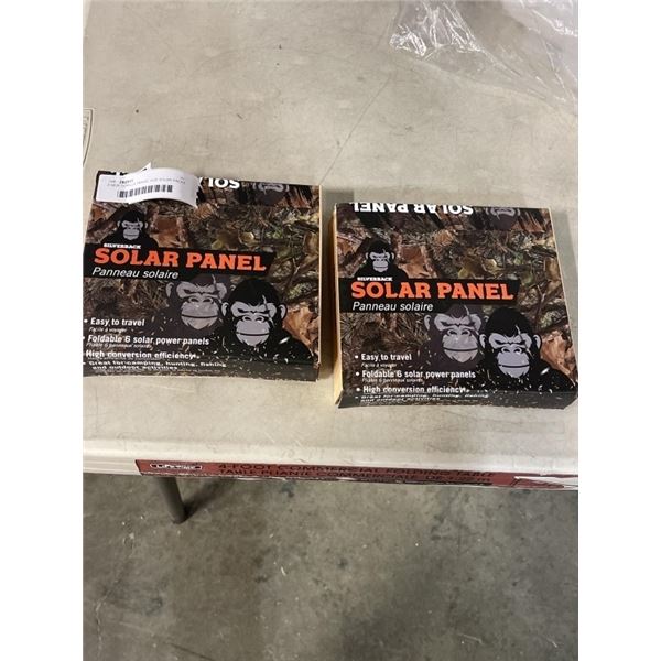 2 NEW GORILLA TRAVEL SIZE SOLAR PACKS