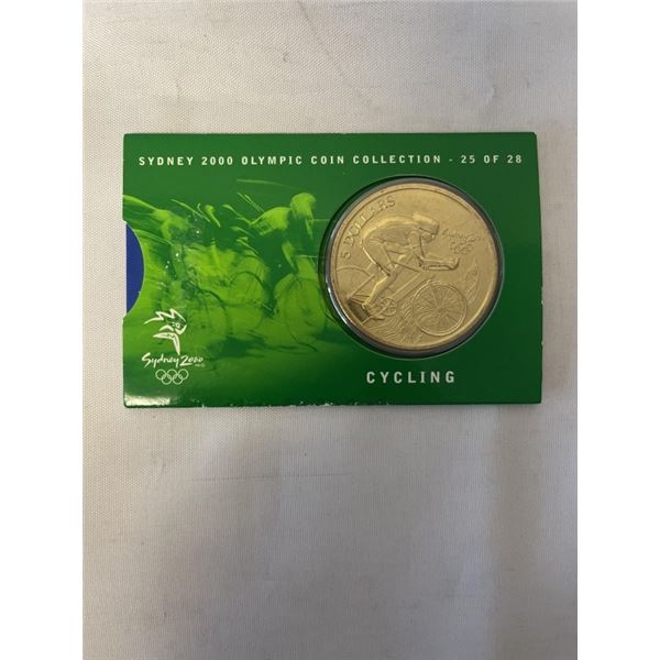 SYDNEY 2000 OLYMPIC COIN COLLECTION - 25 OF 28 CYCLING
