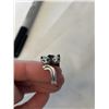 Image 2 : STERLING SILVER 2 CATS RING MARKED 925 RING SIZE 6.5