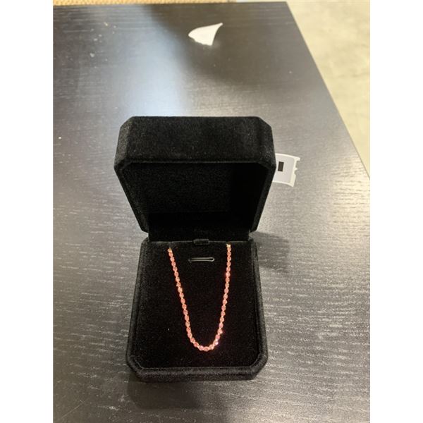 NEW 14K GOLD PLATED 2.0MM LAB CREATED RUBY TENNIS BRACELET, ADJUSTABLE 5-10" LONG