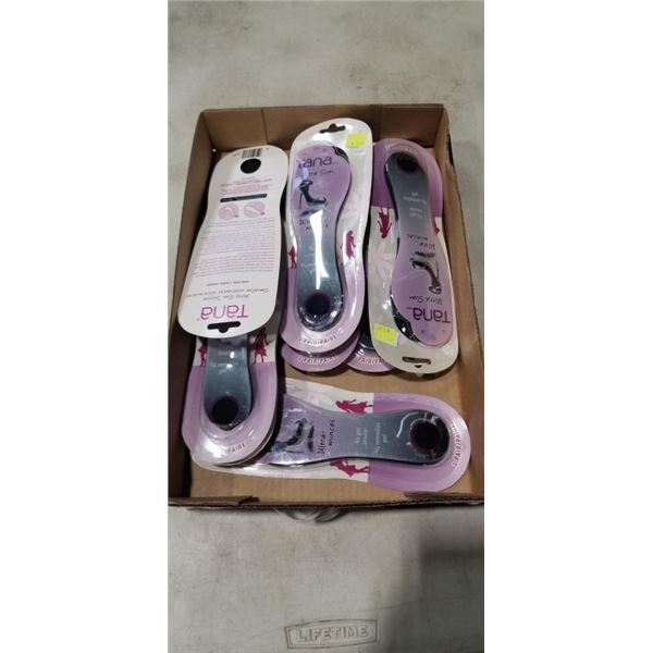 TRAY OF NEW TANA ULTRA THIN GEL INSOLES