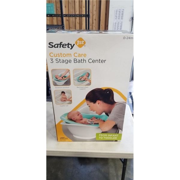 NEW SAFETY FIRST BABY 3 STAGE BATH CENTER