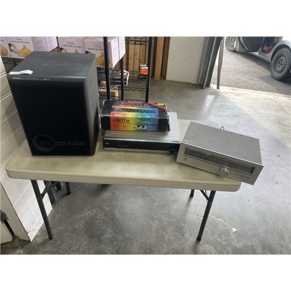 KENWOOD TUNER, LG DISC CHANGER, DECORDER, AND SUB