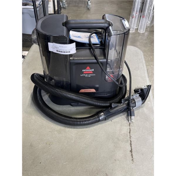 BISSELL  LITTLE GREEN MACHINE CLEANER WORKING
