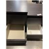 Image 2 : 2 IKEA DARK FINISH NIGHT STANDS