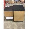 Image 4 : 2 IKEA DARK FINISH NIGHT STANDS