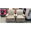 Image 1 : PAIR OF UPHOLSTERED LIVING ROOM CHAIRS