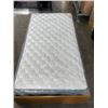 Image 1 : TWIN SIZE HYDRAULIC STORAGE BEDFRAME WITH NEW SINGLE MATTRESS