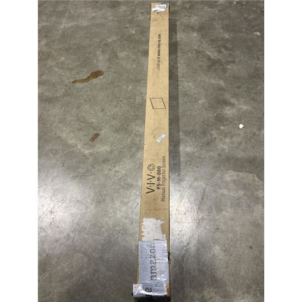 VIVO 80 INCH MANUAL PROJECTOR SCREEN