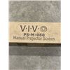 Image 2 : VIVO 80 INCH MANUAL PROJECTOR SCREEN