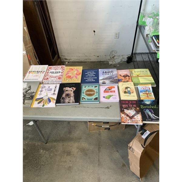 ASSORTED NEW HARD COVER BOOKS, APPROX 16