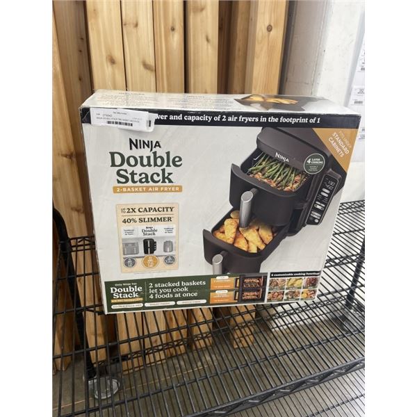 NINJA DOUBLE STACK TWO BASKET AIR FRYER WORKING