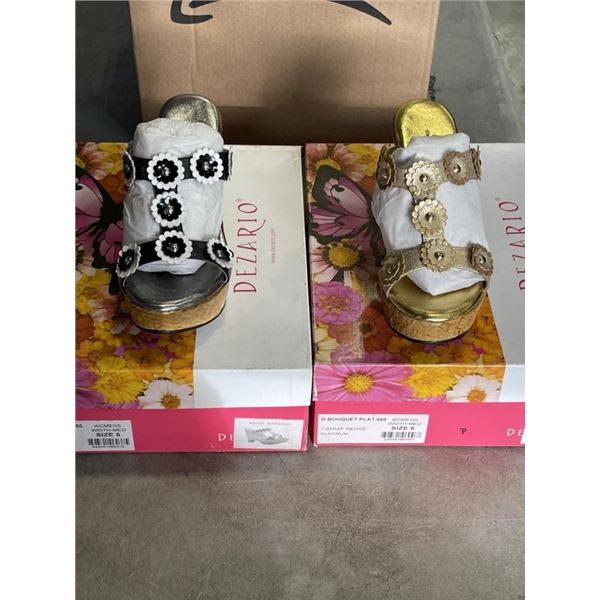 6 PAIRS LADIES SIZE 6 SHOES