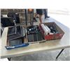 Image 1 : 3 BOXES OF ASSORTED ELECTRONICS - TABLETS FOR PARTS, SECURITY CAMERAS, ETC