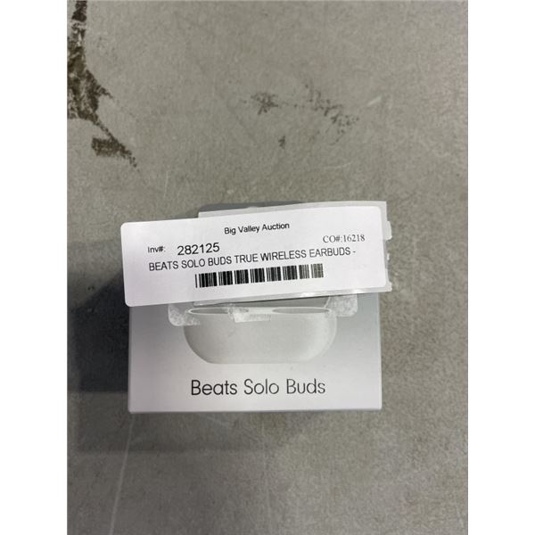 BEATS SOLO BUDS TRUE WIRELESS EARBUDS - TESTED WORKING