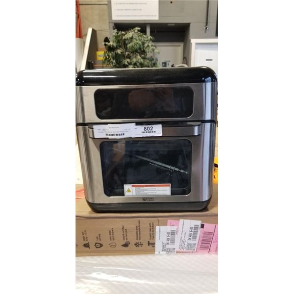 AS NEW ULTIMA COSA DIGITAL 10QT AIR FRYER OVEN - TESTED WORKING, RETAIL $269