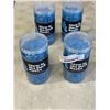 Image 1 : 4 NEW TUBS OF BLUE GLOW IN THE DARK ROCKS
