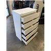 Image 2 : WHITE 5 DRAWER HIGHBOY DRESSER
