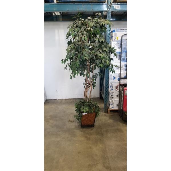 ARITIFICIAL PLANT IN PLANTER, 6FT TALL