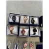 Image 2 : LOT OF NEW JEWELLERY - WATCHES, EARRINGS, NECKLACES, ETC