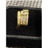 Image 3 : NEW 14K GOLD PLATED 0.5CT SIMULATED DIAMOND (CZ) RING SET, SIZE 7