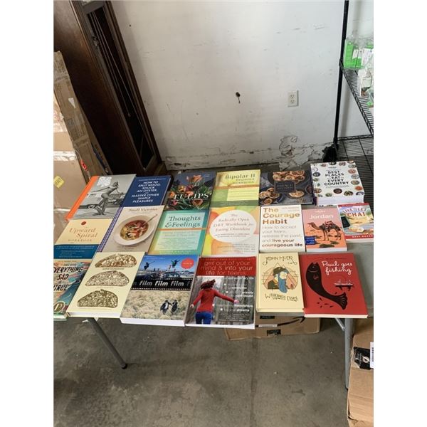 ASSORTED NEW HARD COVER BOOKS, APPROX 16