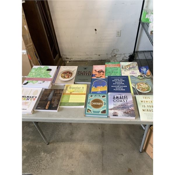 ASSORTED NEW HARD COVER BOOKS, APPROX 16