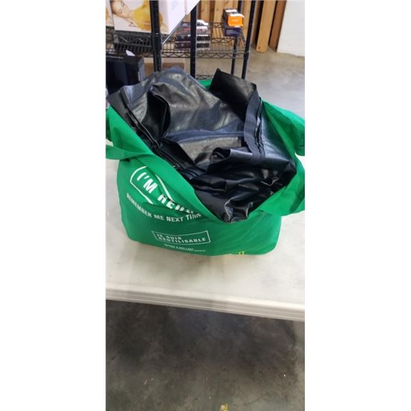 BAG OF LEATHER FABRIC